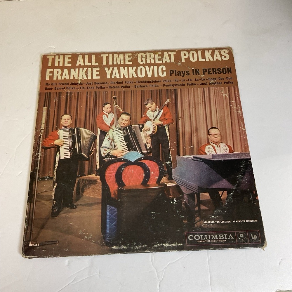 Columbia Record The All Time Great Polkas Black Vinyl Classic My‎ Girl Friend